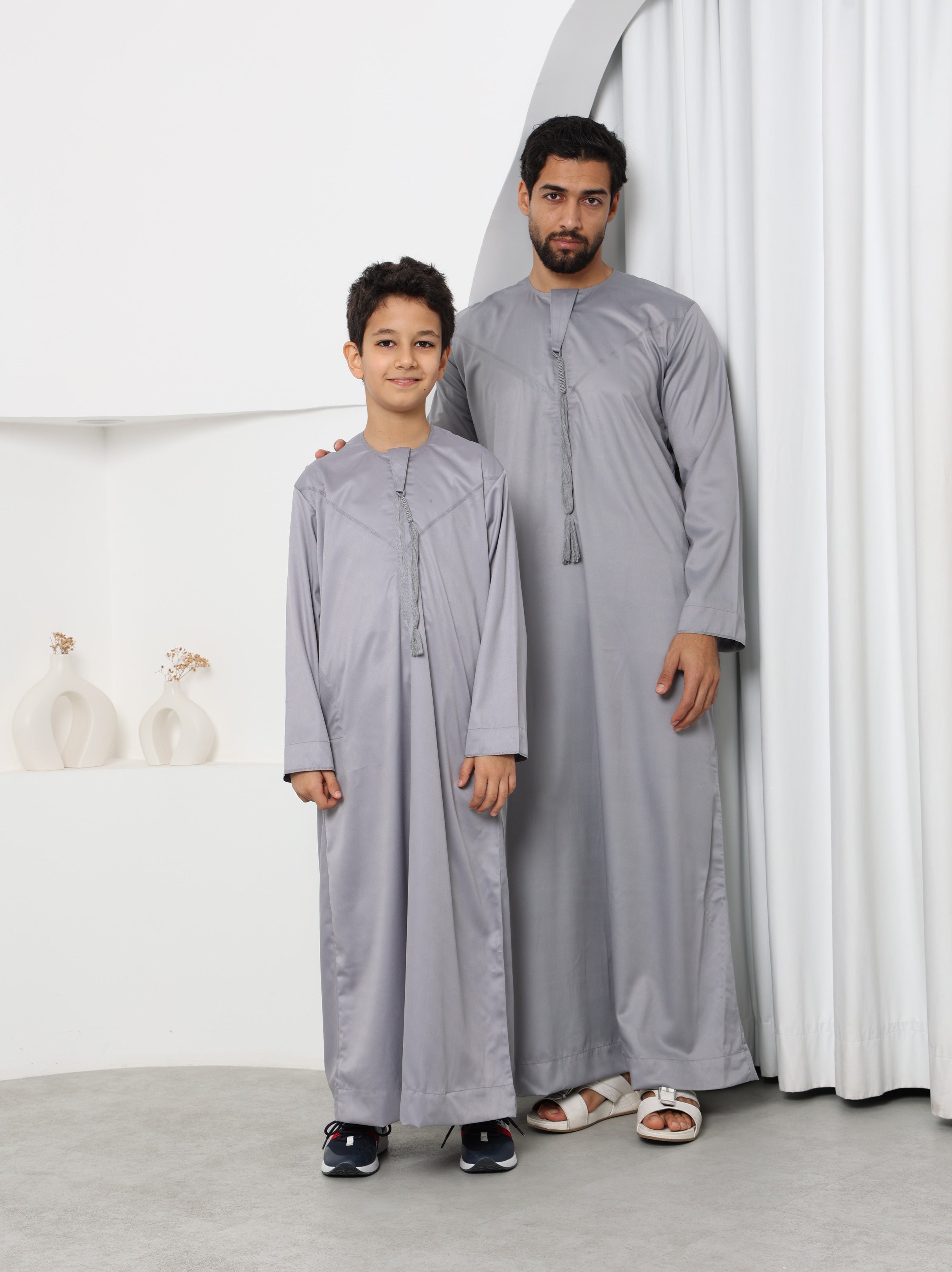 Steel Grey Emirati Thobe