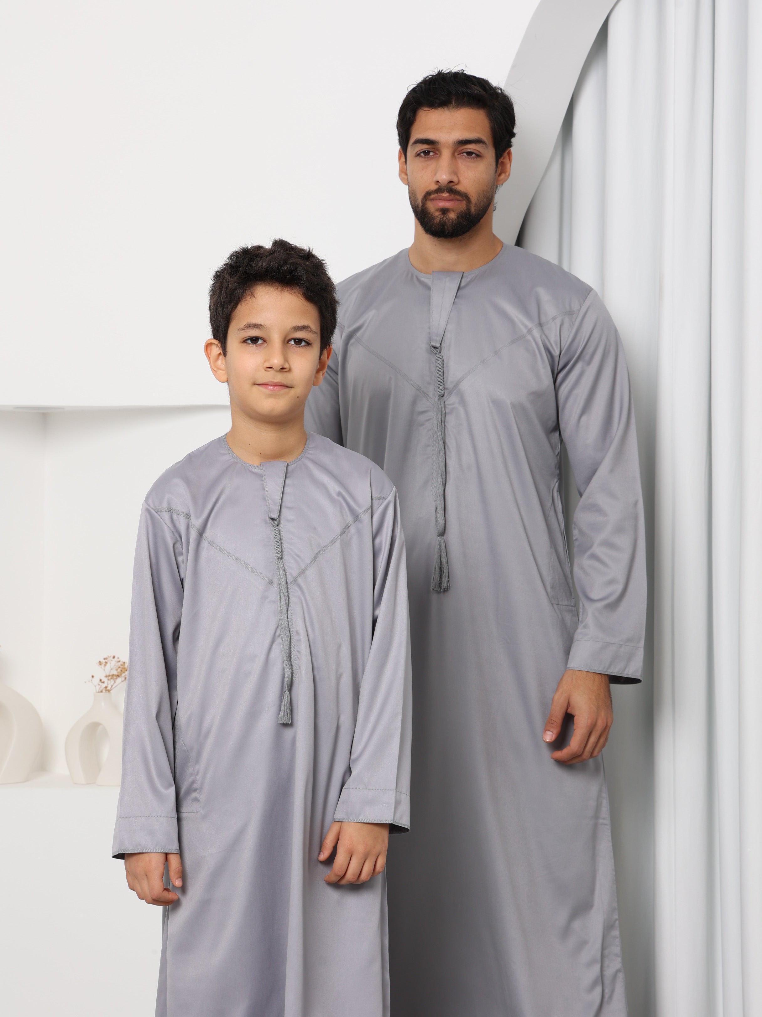 Steel Grey Emirati Thobe