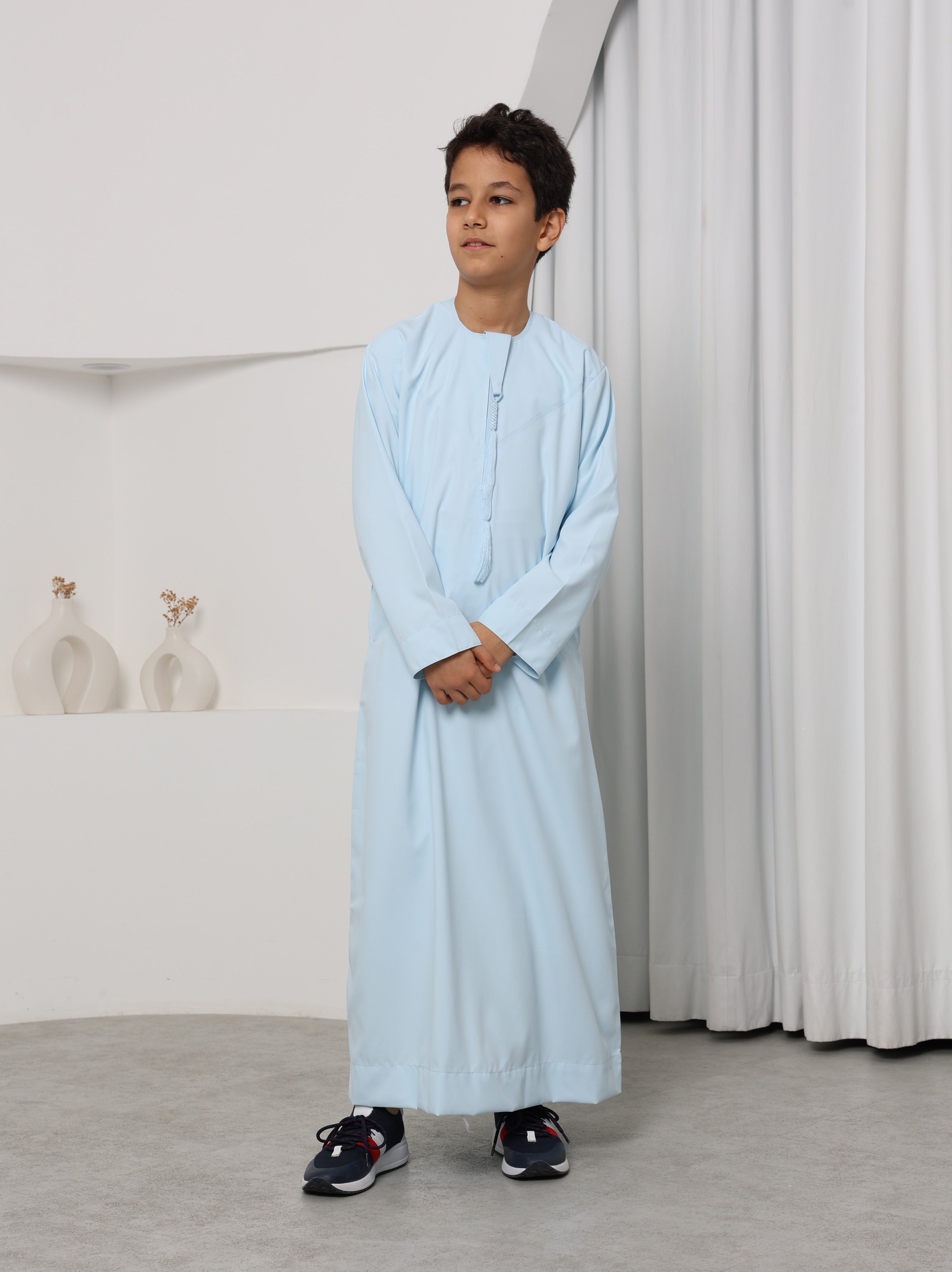 Boys Ice Blue Emirati Thobe