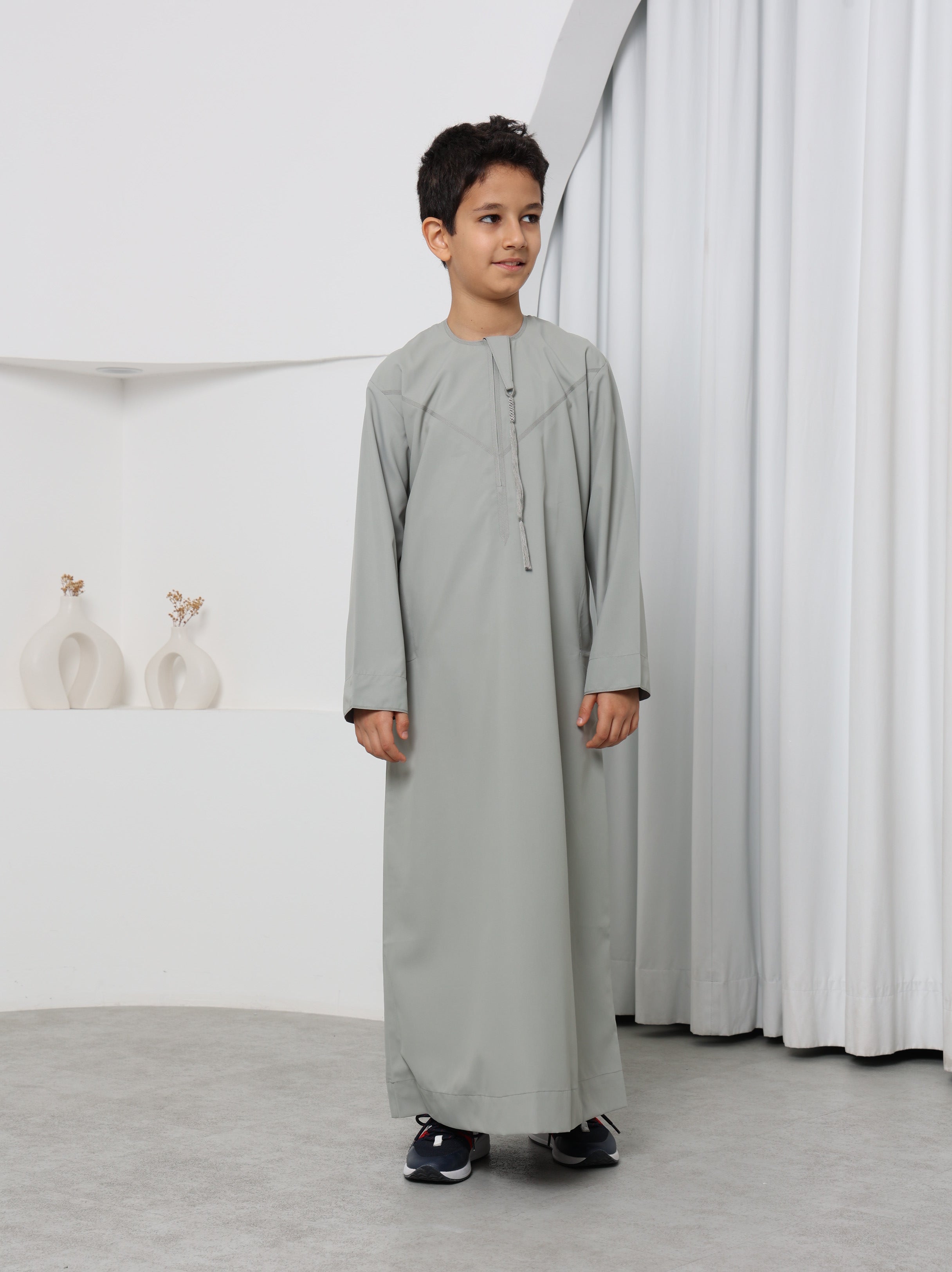 Boys Sage Green Emirati Thobe