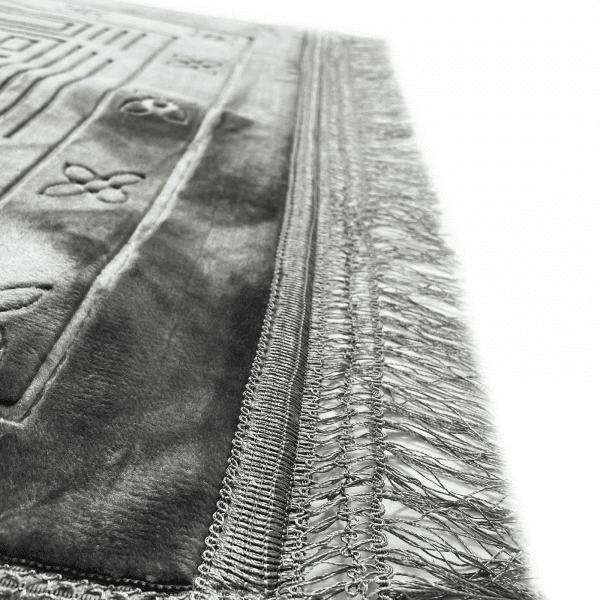 Large Grey Padded Prayer Mat