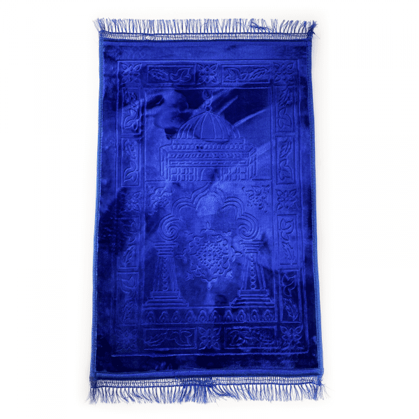 Large Blue Padded Prayer Mat