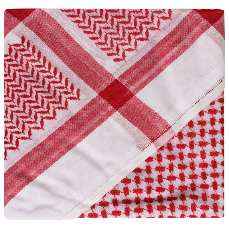 Premium Red & White Boxed Shemagh