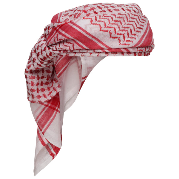 Mens Ready Made Red Arab Hat Shemagh
