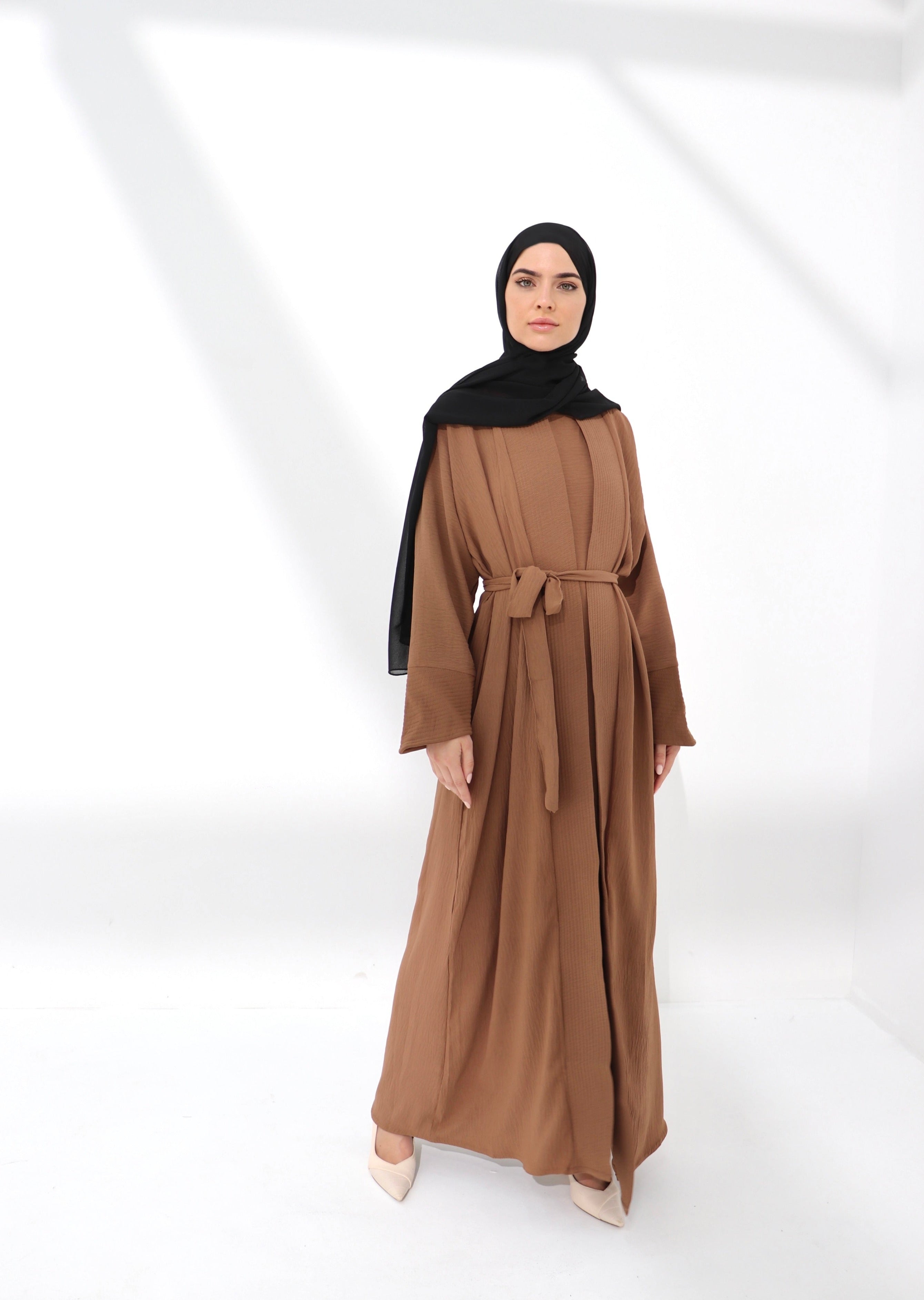 Coffee Open Abaya