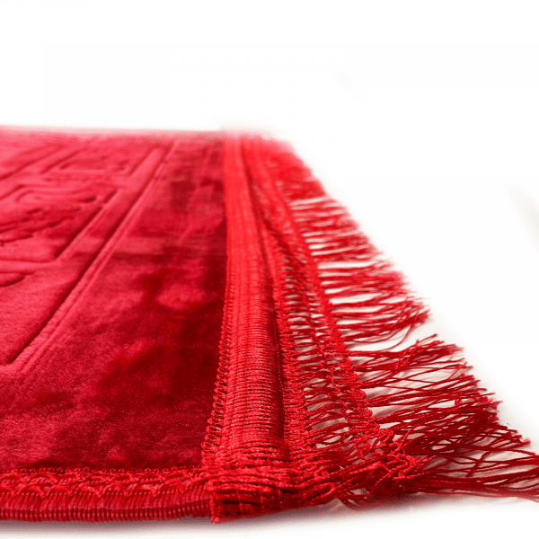 Large Red Padded Prayer Mat