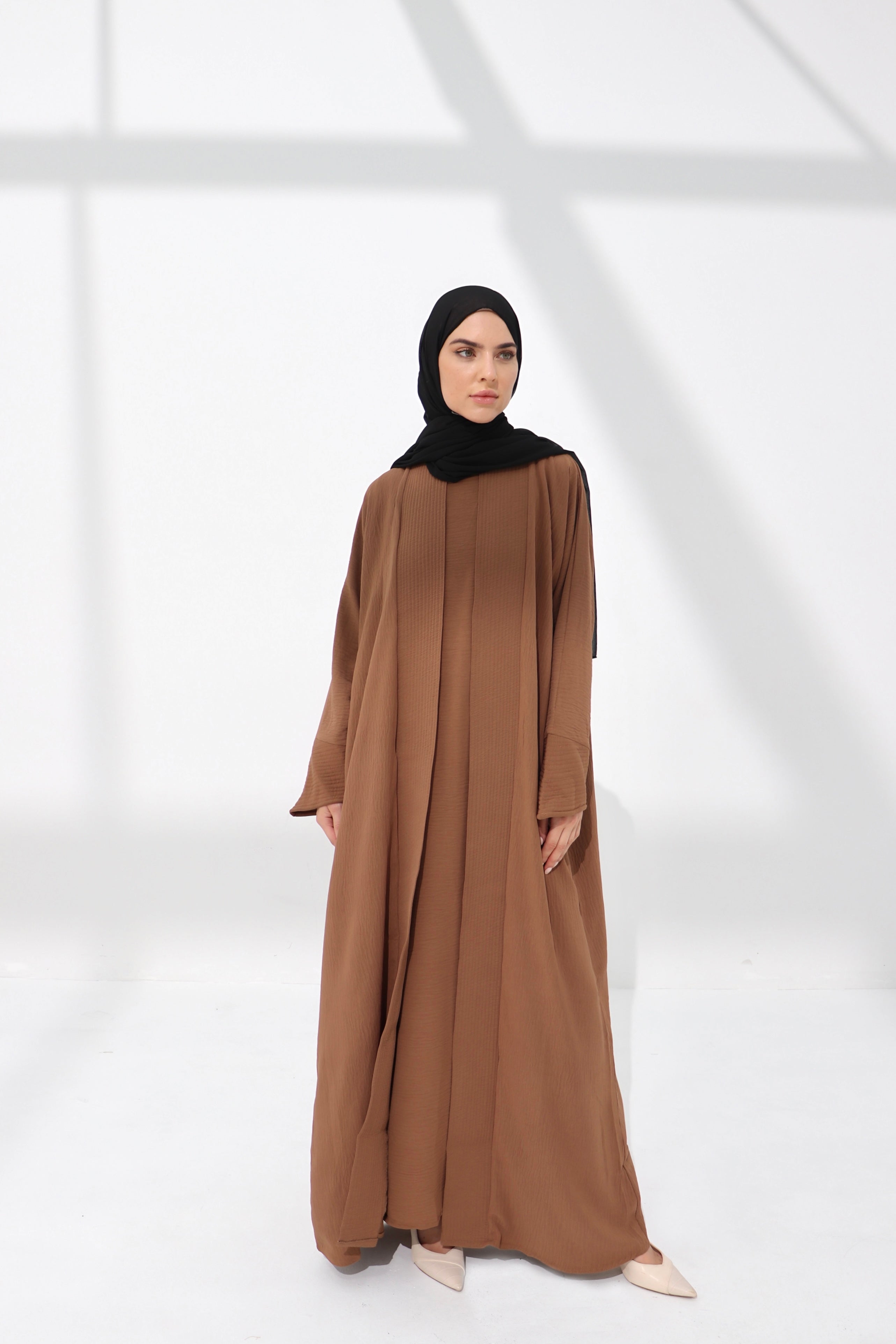 Coffee Open Abaya