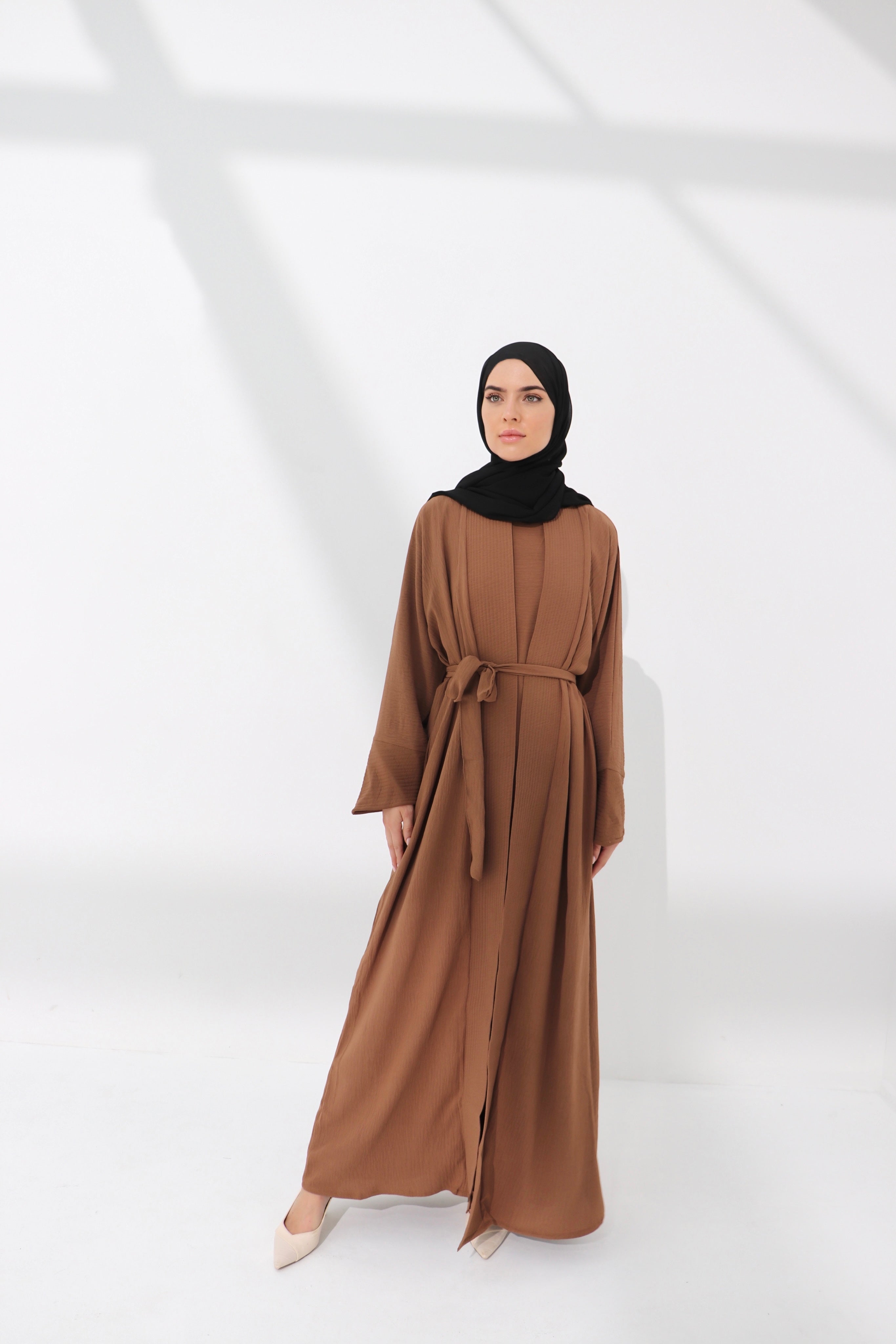 Coffee Open Abaya