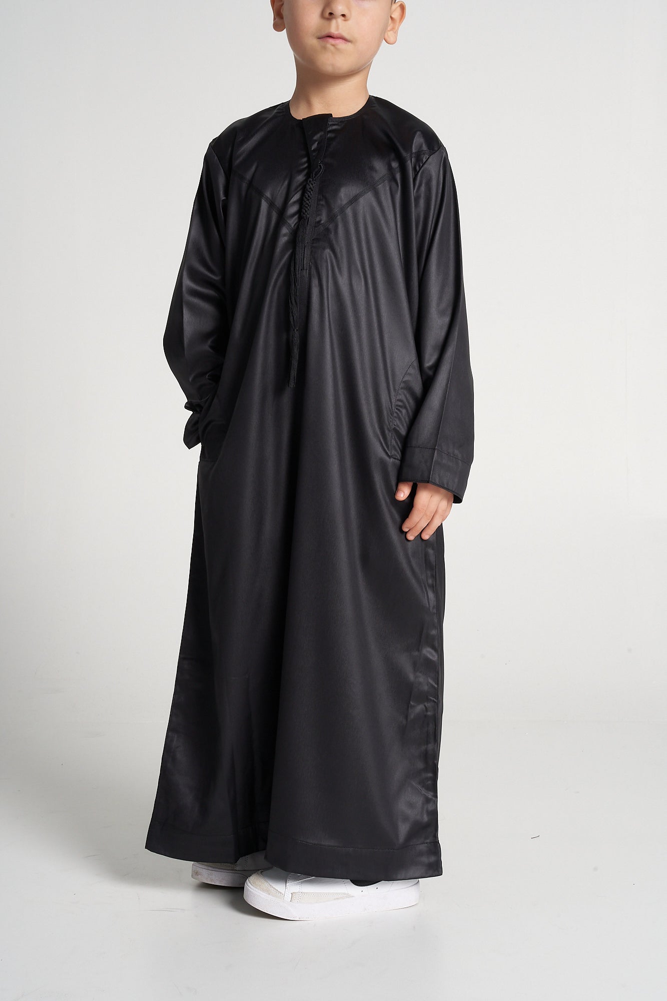 Kids Black Emirati Thobe