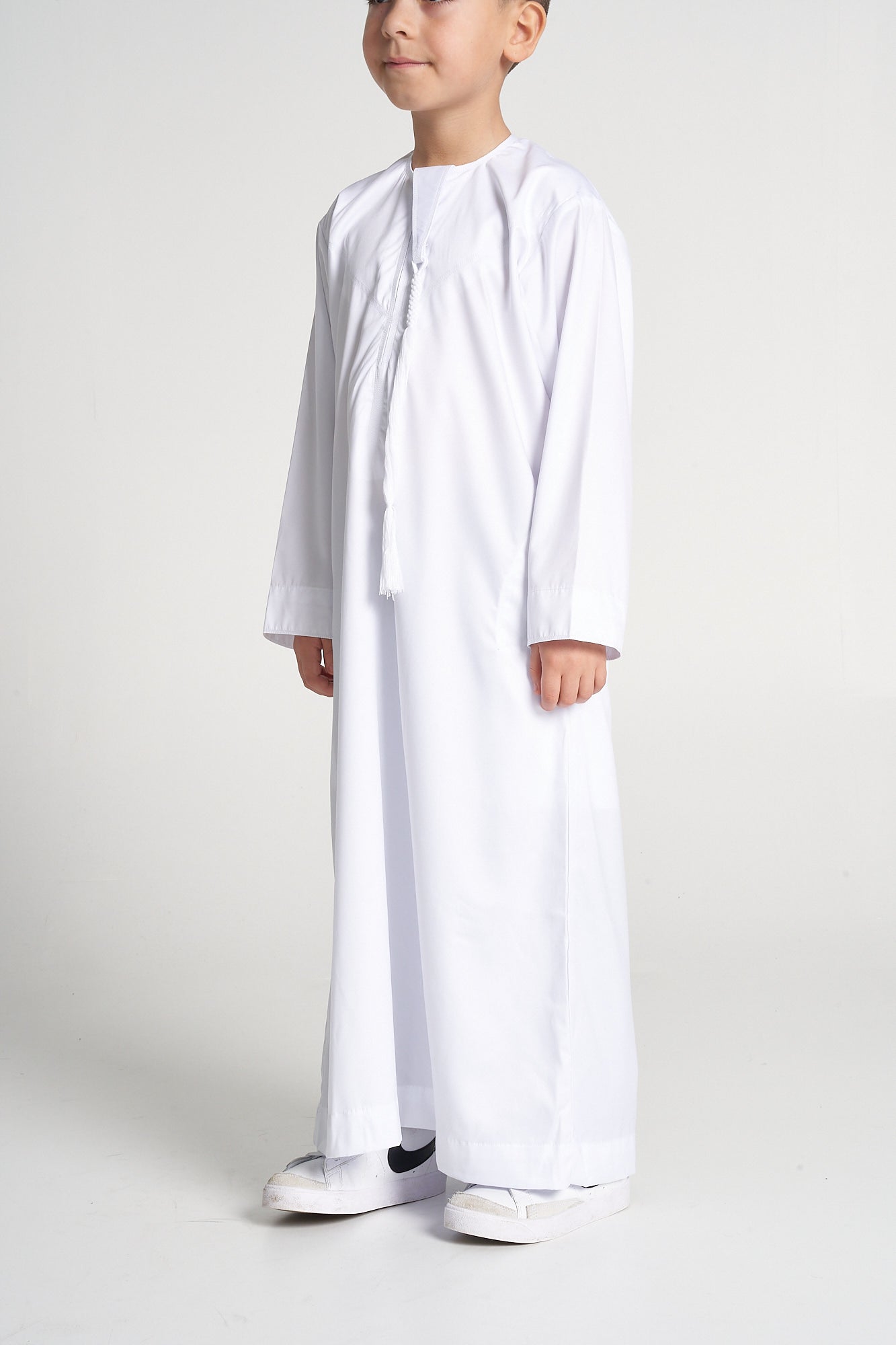 Kids White Emirati Thobe