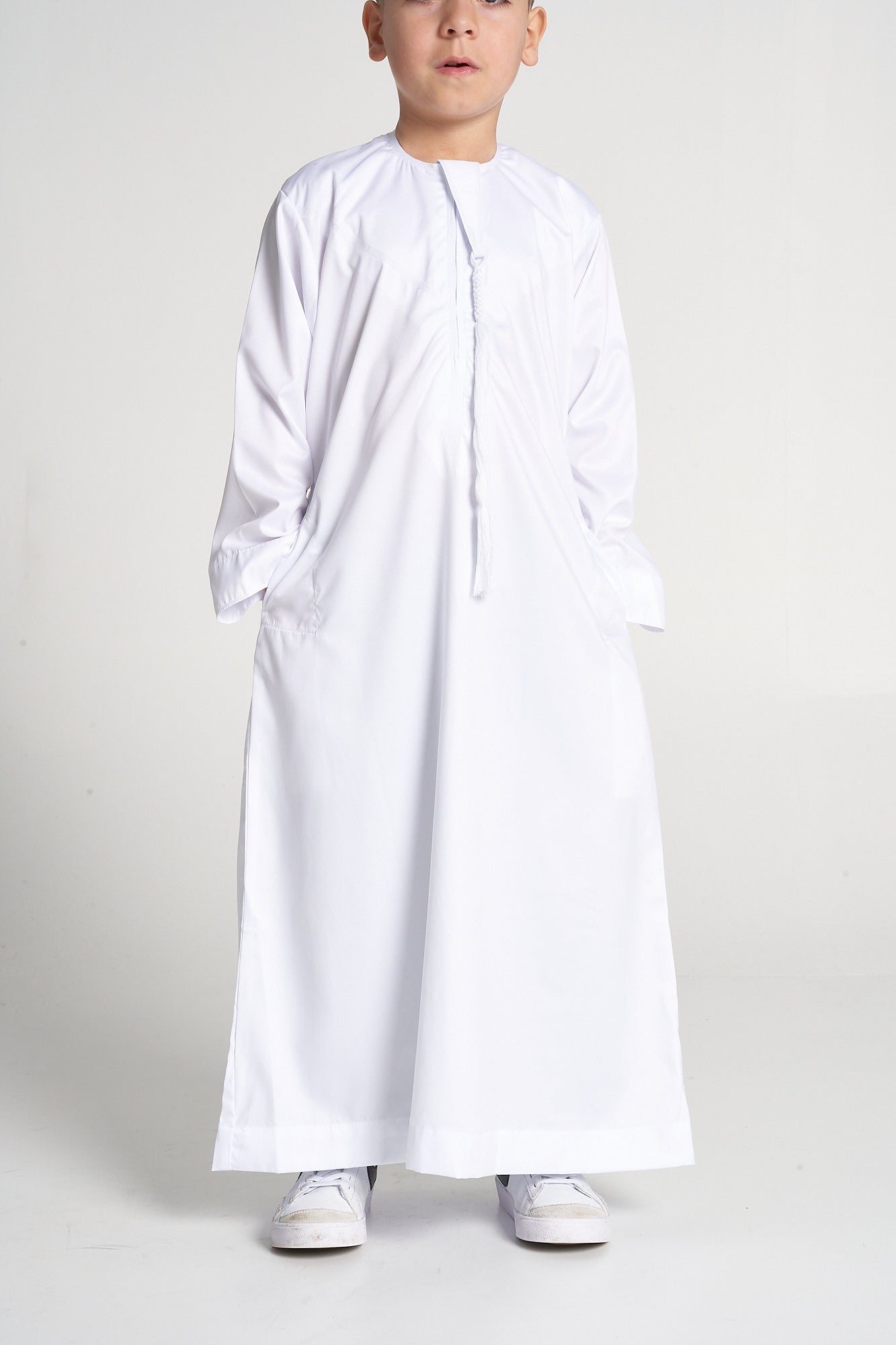 Kids White Emirati Thobe