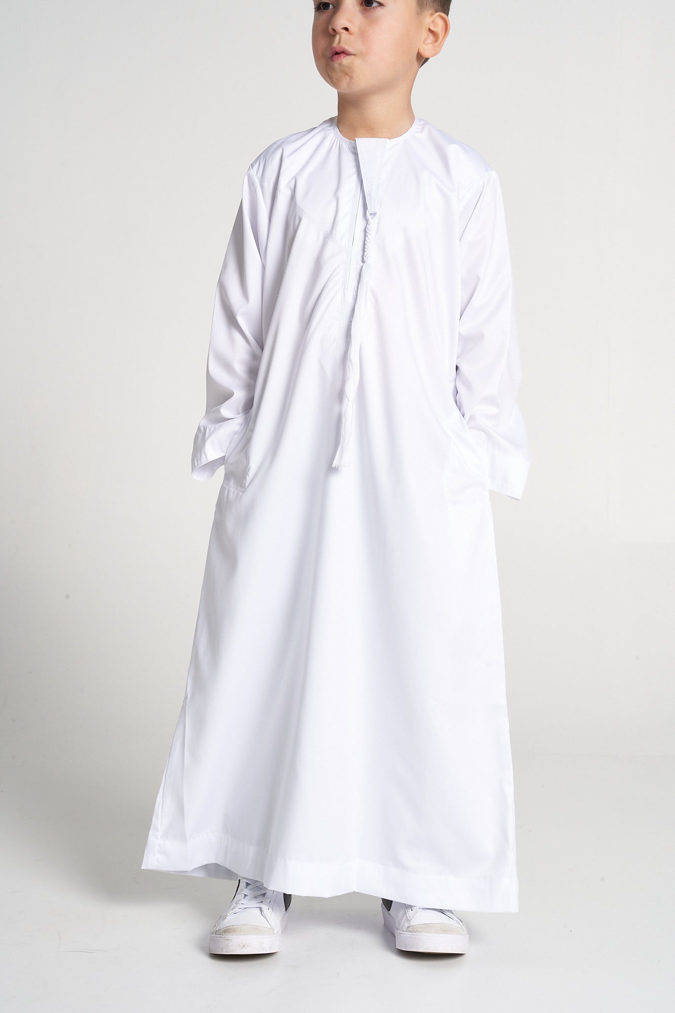 Kids White Emirati Thobe