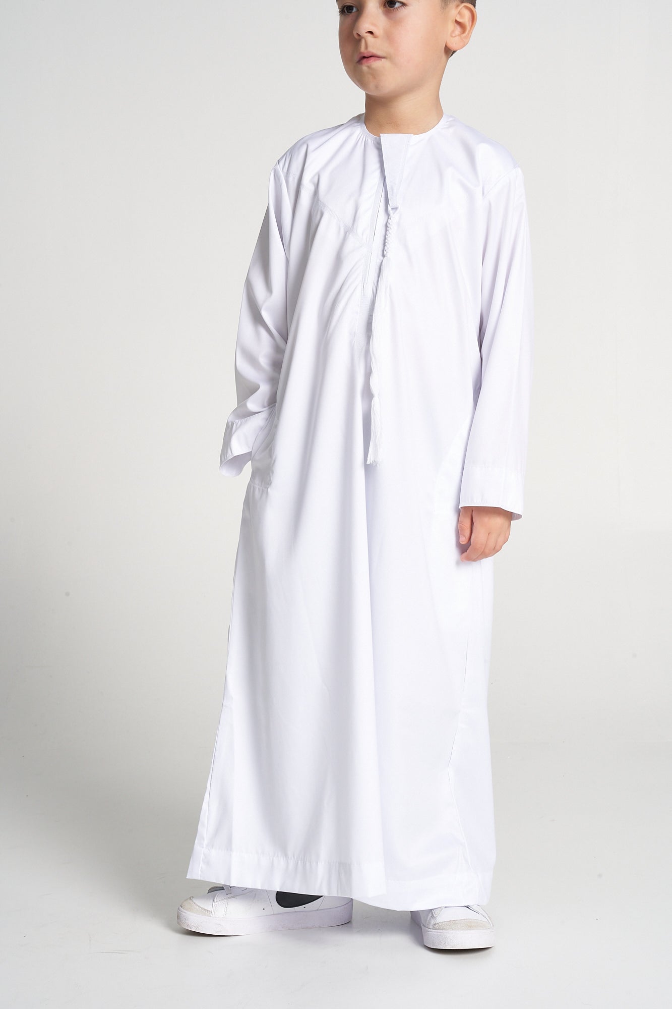 Kids White Emirati Thobe