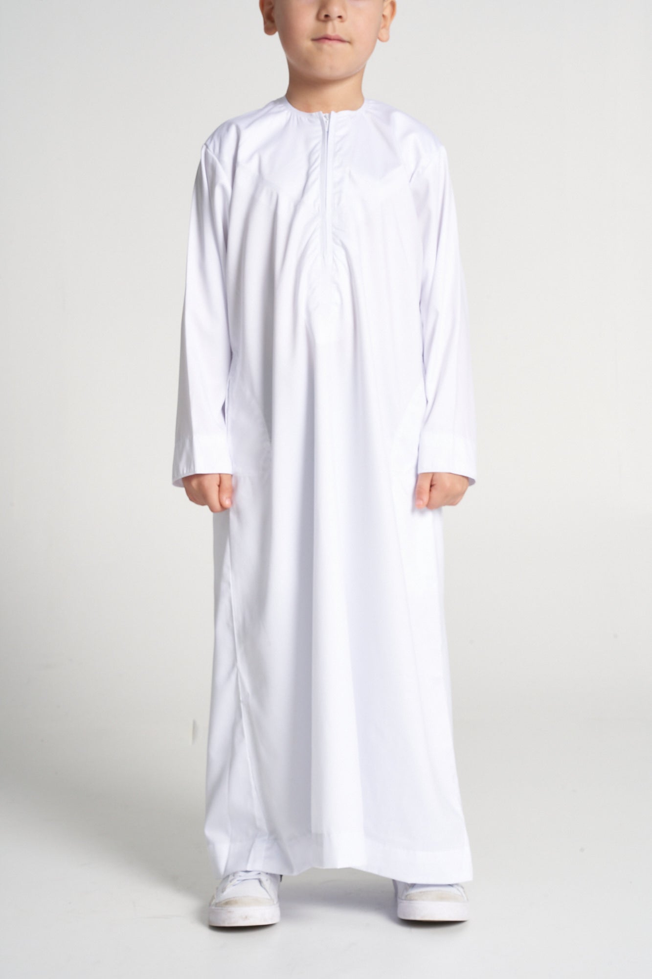 Kids White Emirati Thobe