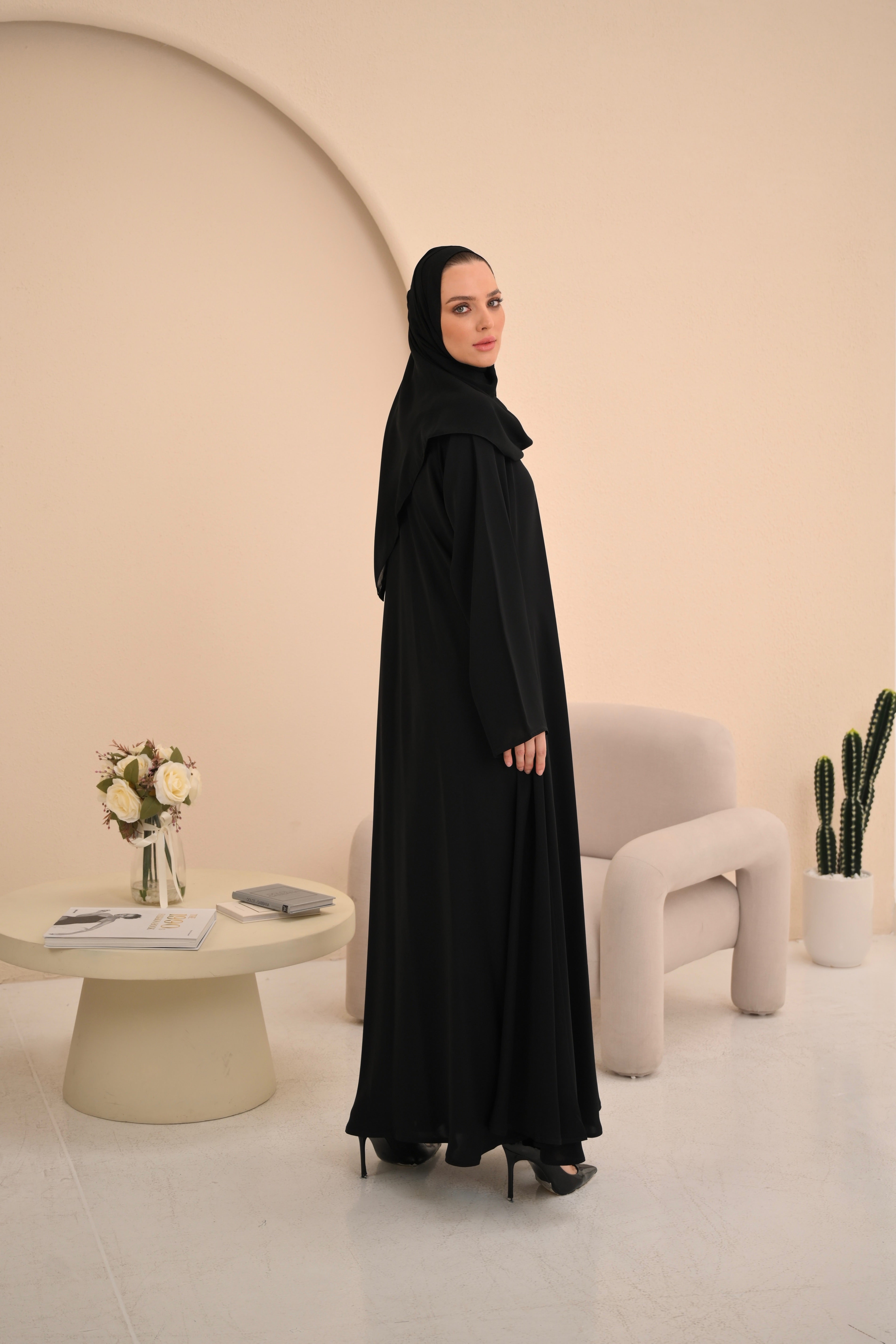 Black Umbrella Abaya