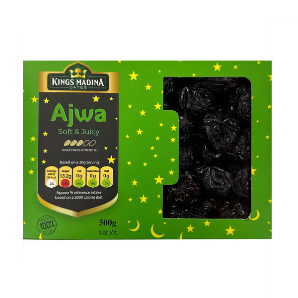 Kings Madina Ajwa Dates Deluxe Box 500g