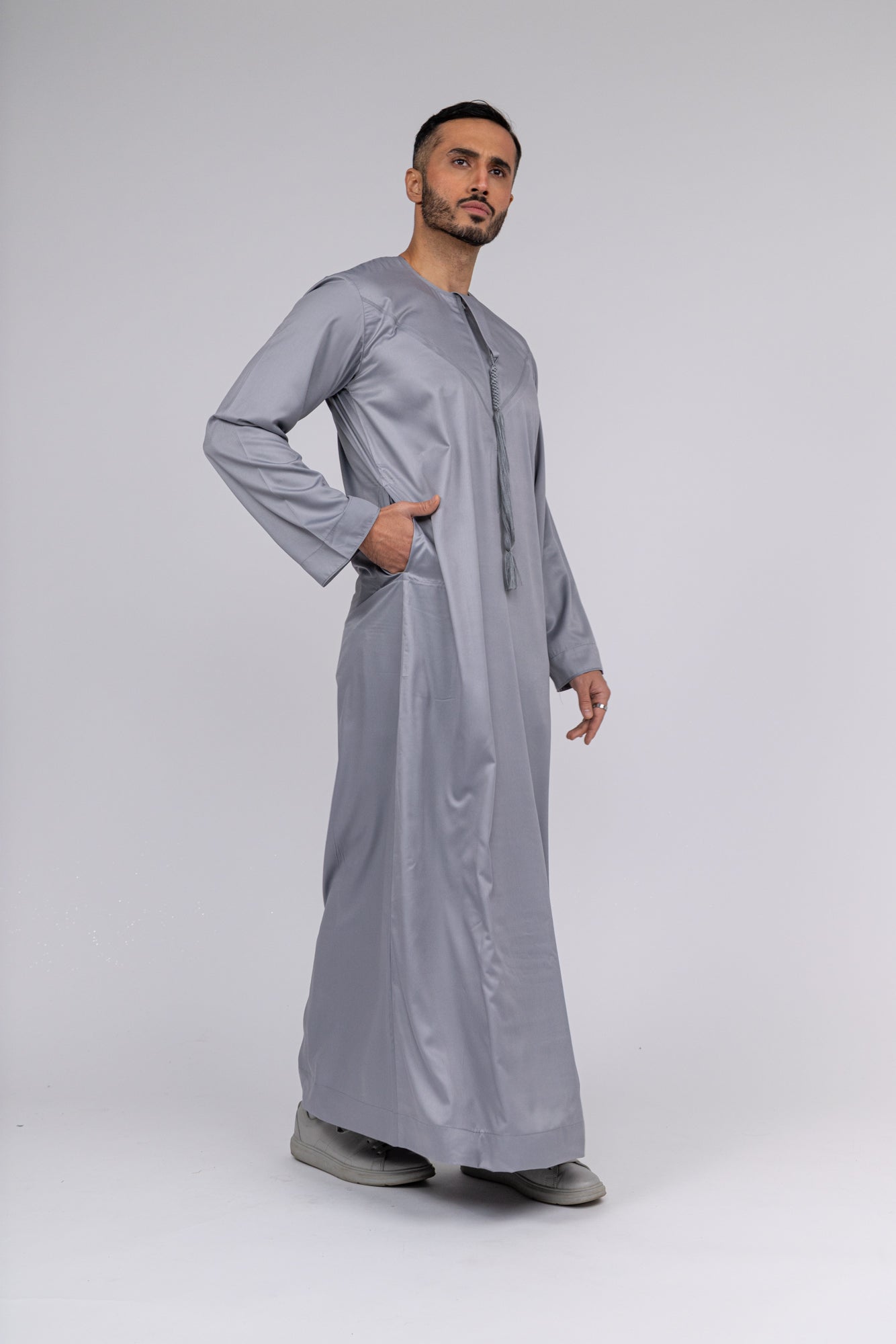 Steel Grey Emirati Thobe