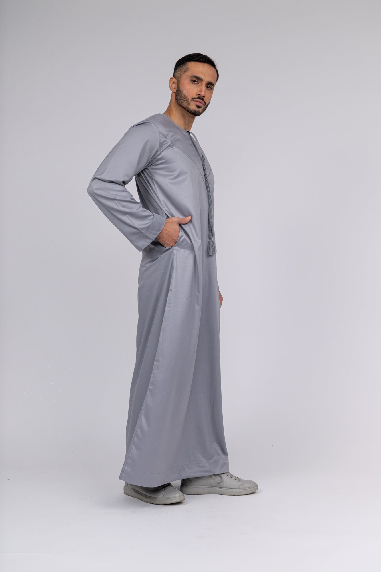 Steel Grey Emirati Thobe