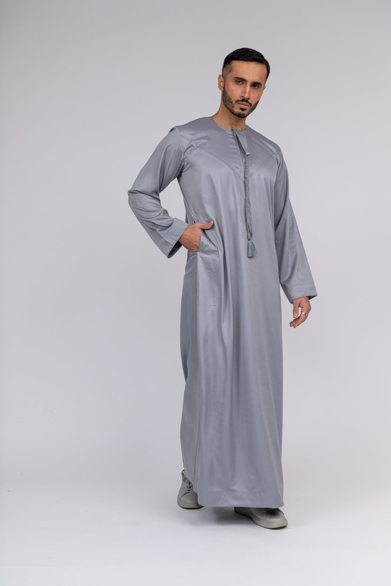 Steel Grey Emirati Thobe