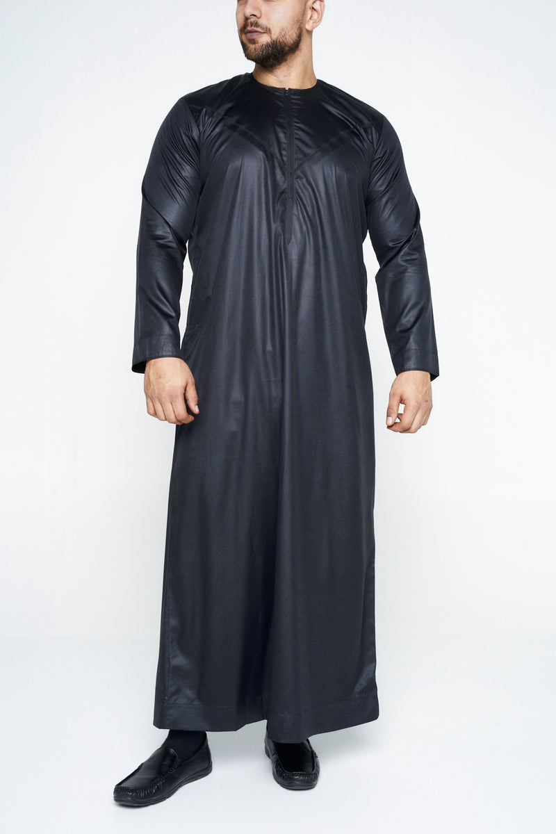 Black Emirati Thobe