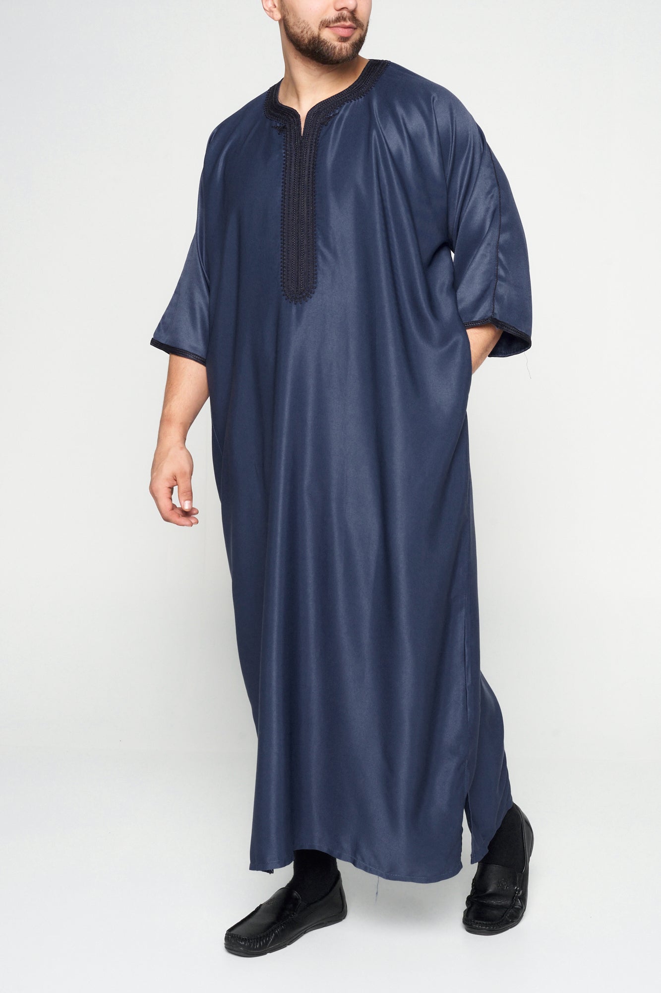 Navy Moroccan Thobe