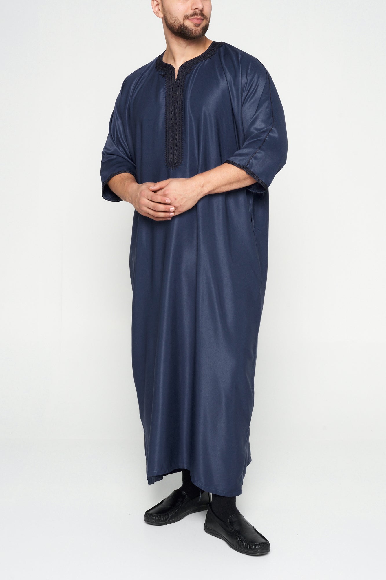 Navy Moroccan Thobe