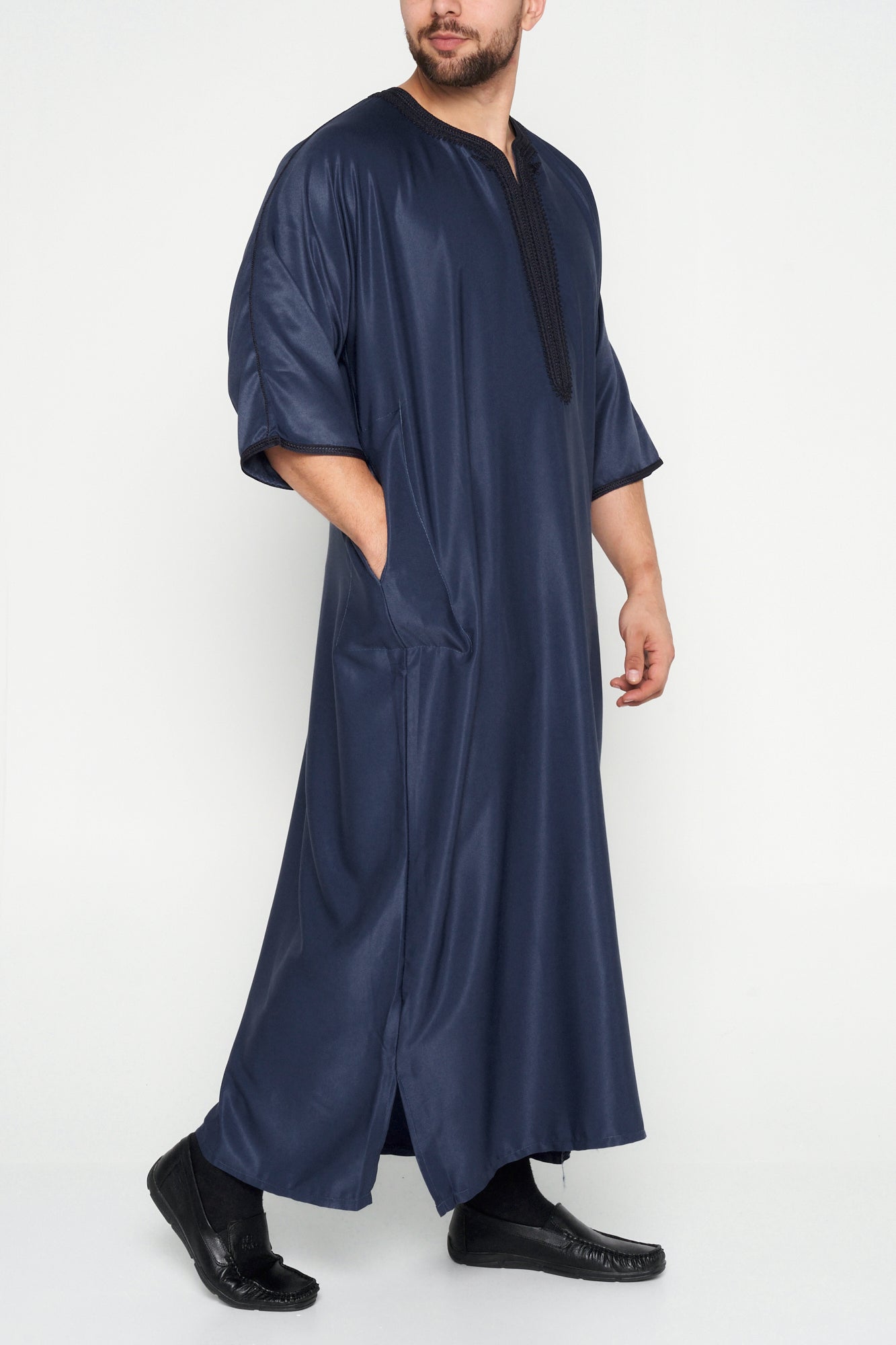 Navy Moroccan Thobe