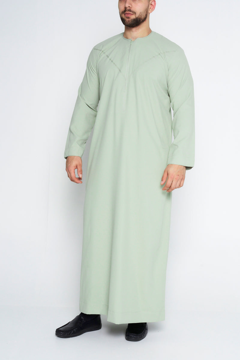 Classic Sage Green Emirati Thobe