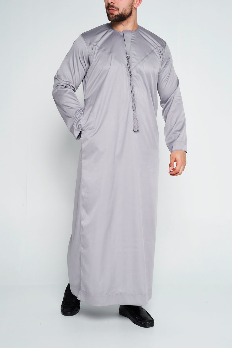 Steel Grey Emirati Thobe
