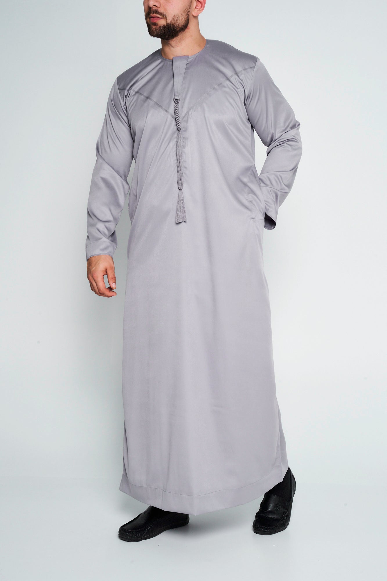 Steel Grey Emirati Thobe