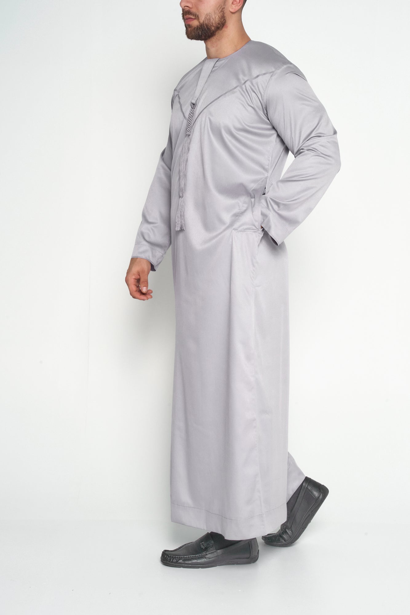 Kids Steel Grey Emirati Thobe