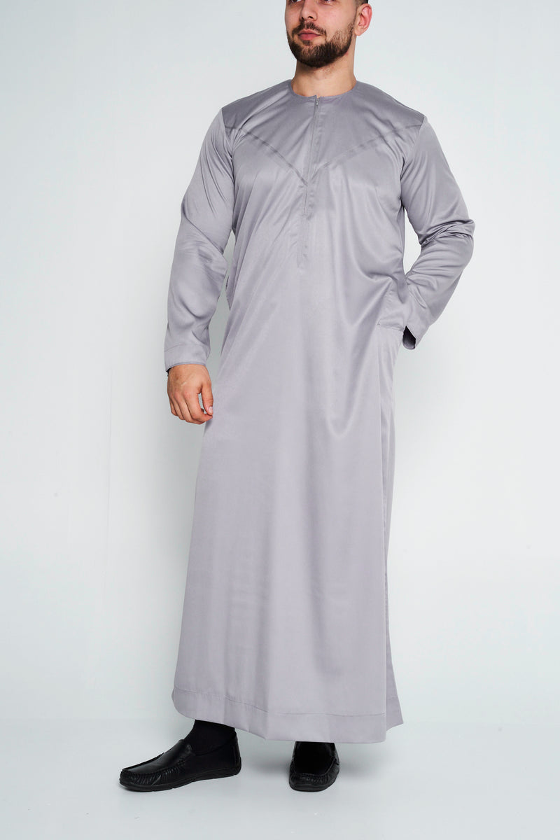 Steel Grey Emirati Thobe