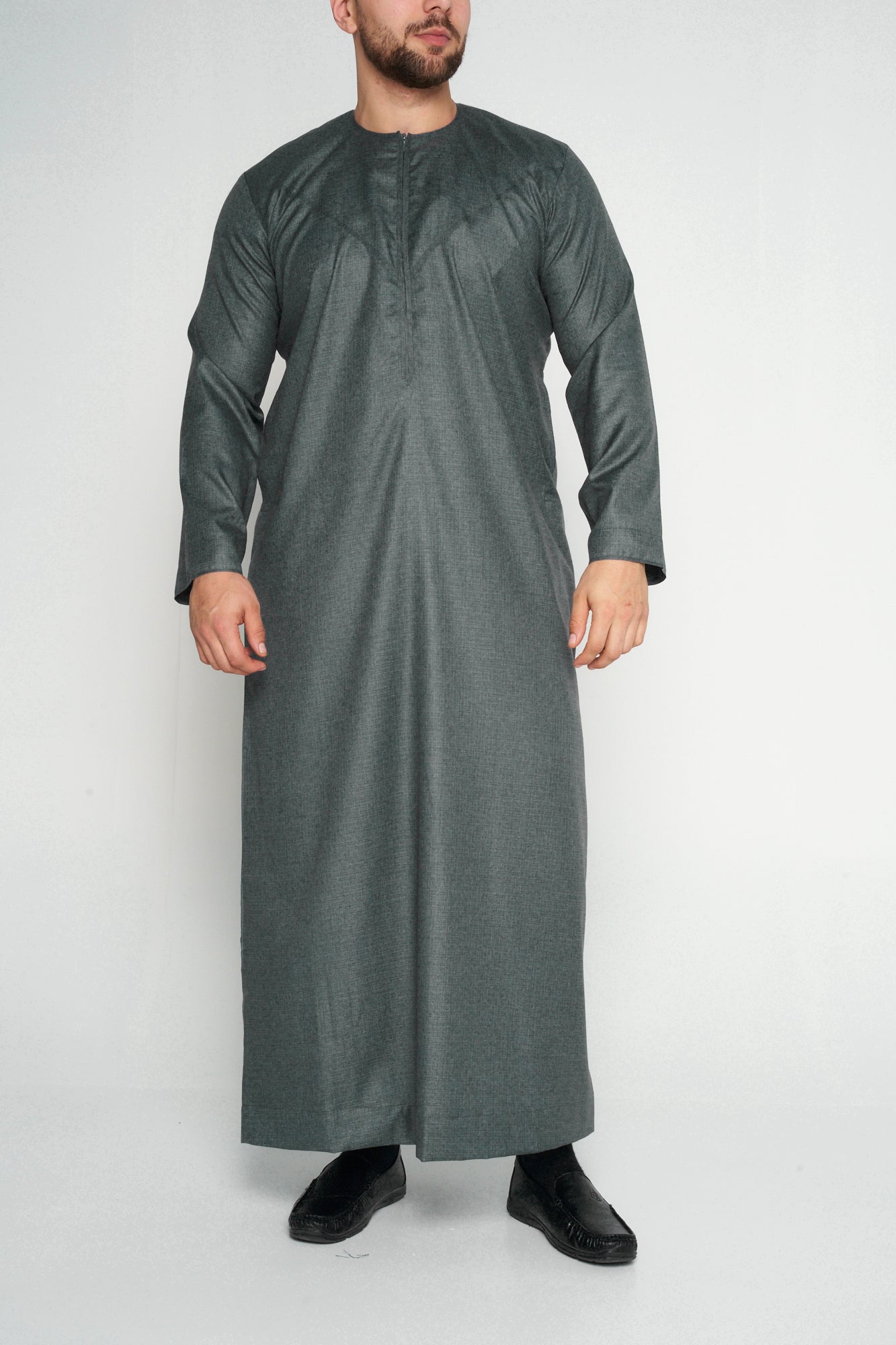 Premium Shadow Grey Emirati Thobe