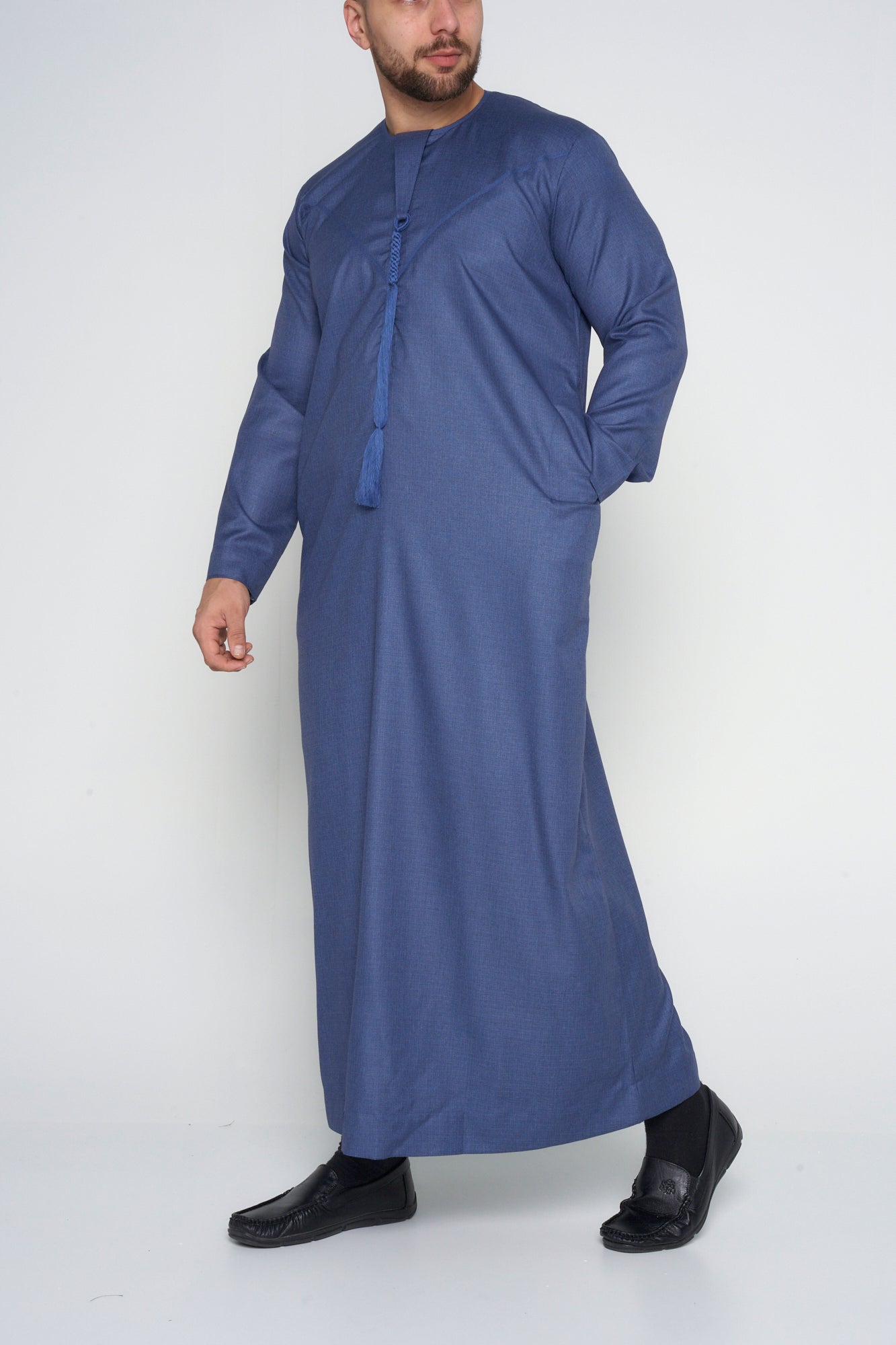 Premium Royal Blue Emirati Thobe