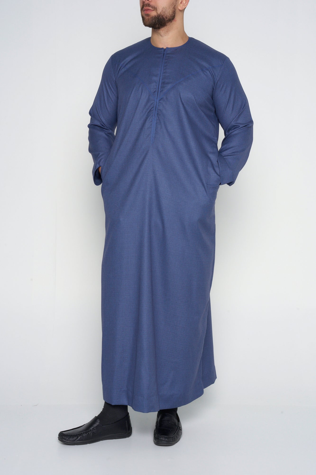 Premium Royal Blue Emirati Thobe