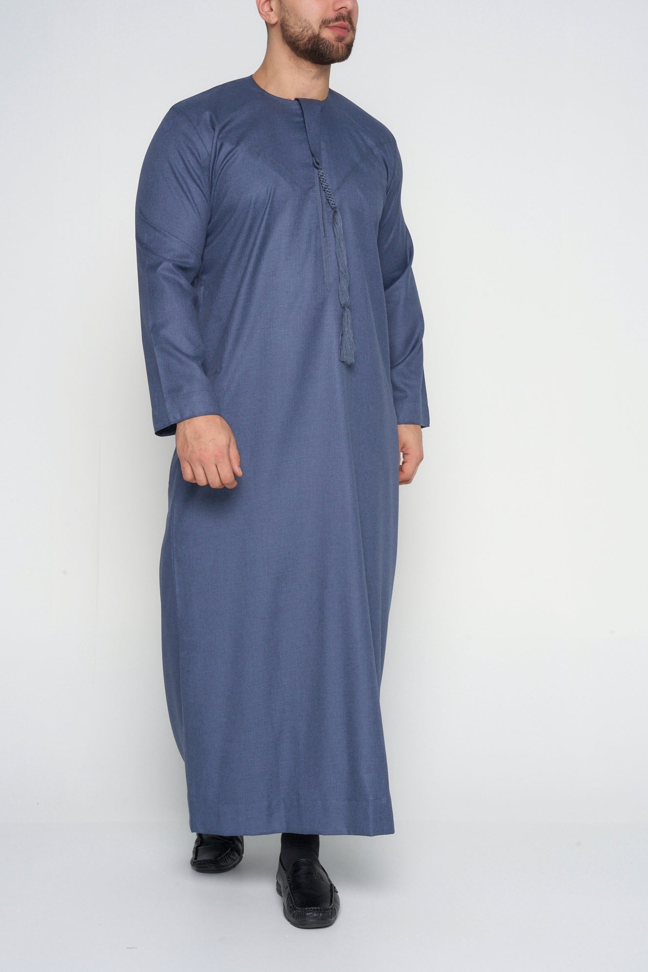 Premium Midnight Blue Emirati Thobe