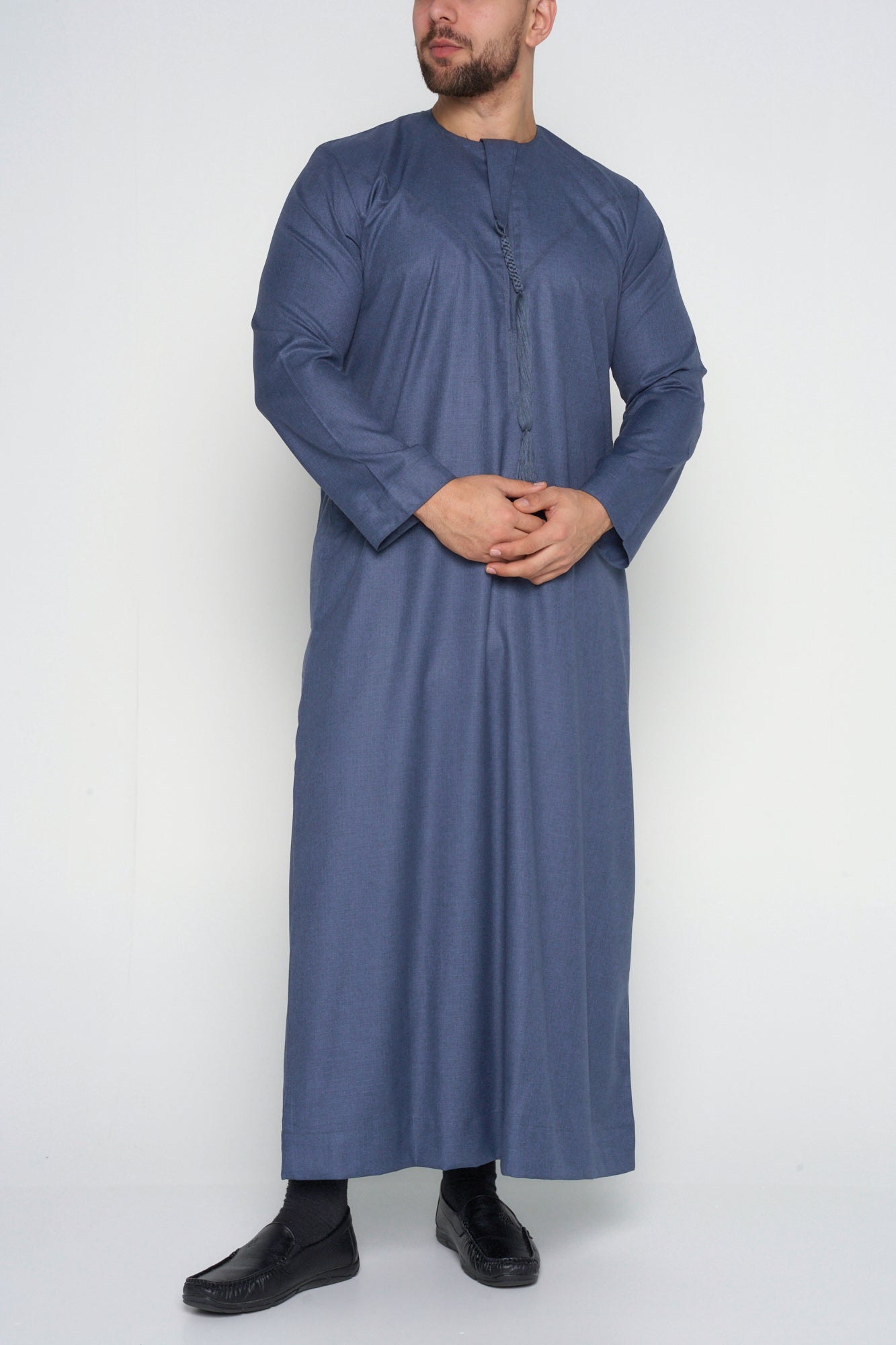 Premium Midnight Blue Emirati Thobe