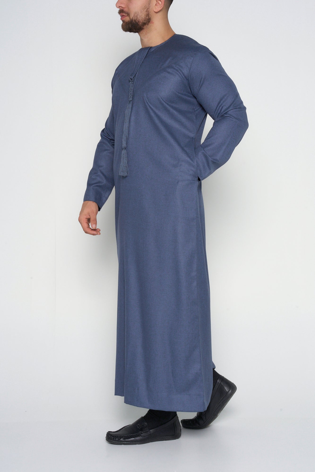 Premium Midnight Blue Emirati Thobe