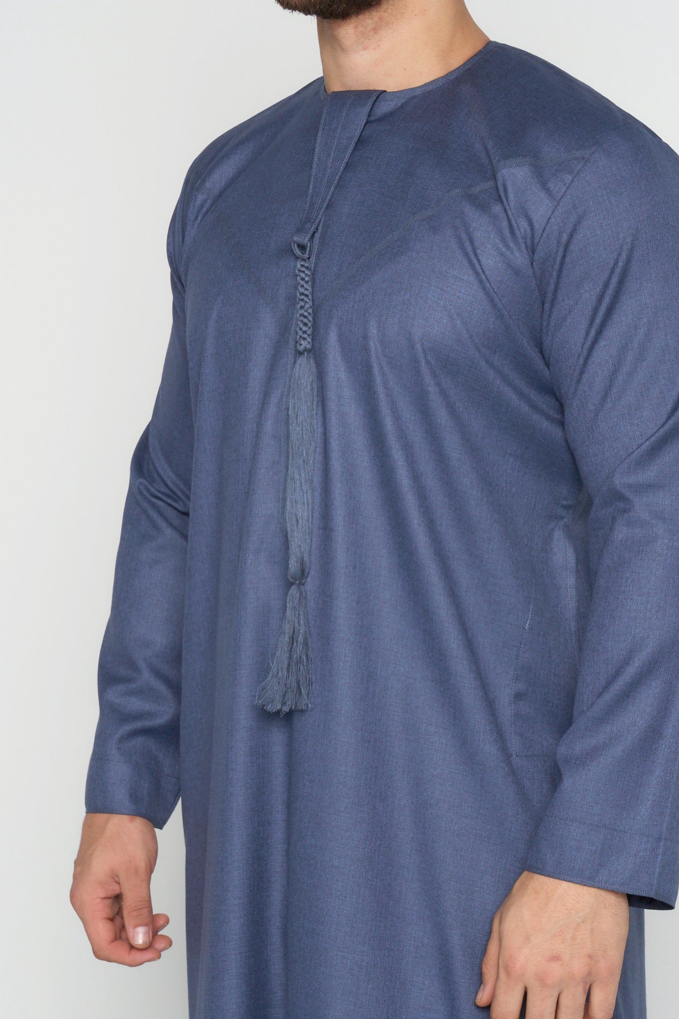 Premium Midnight Blue Emirati Thobe