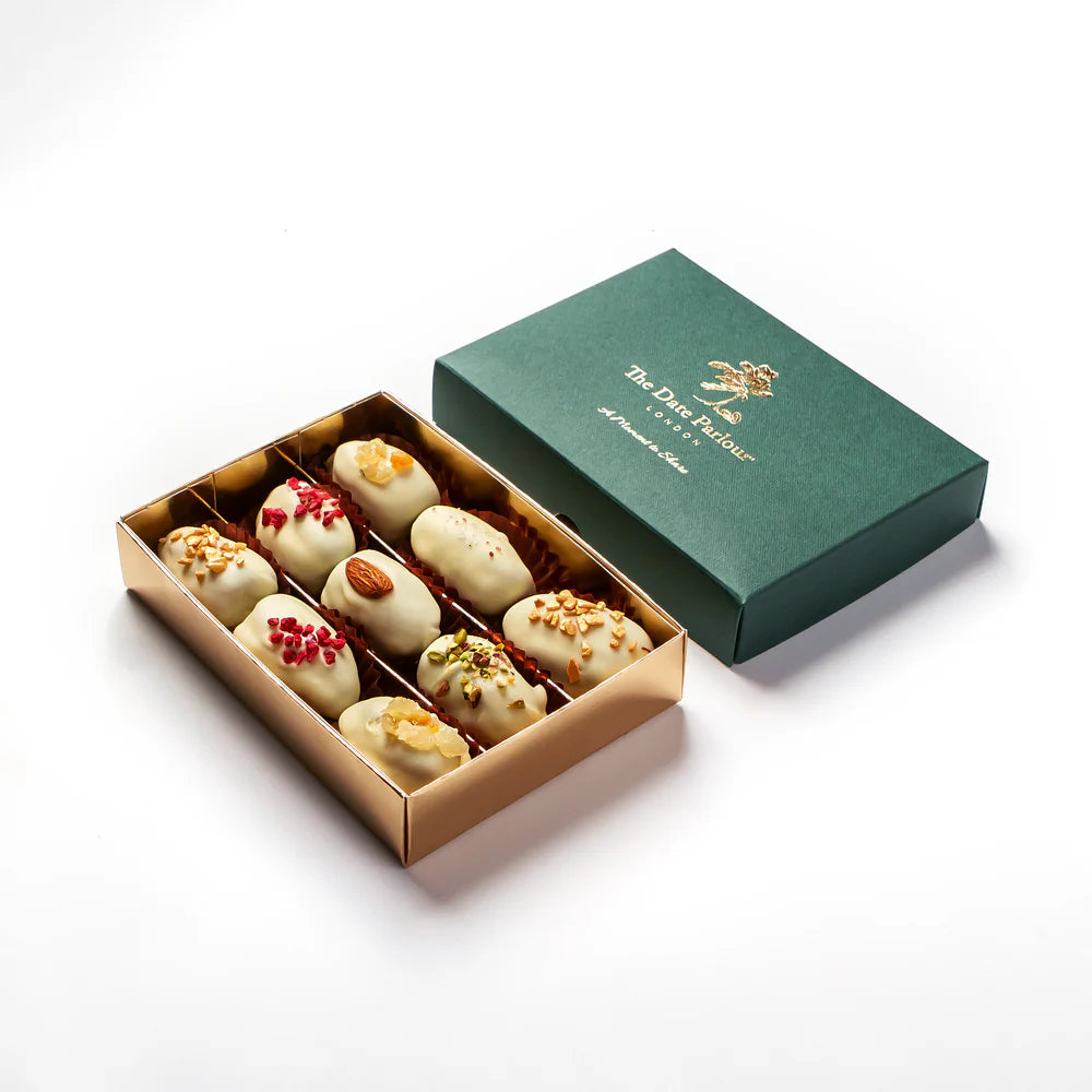 Belgian White Chocolate Dates