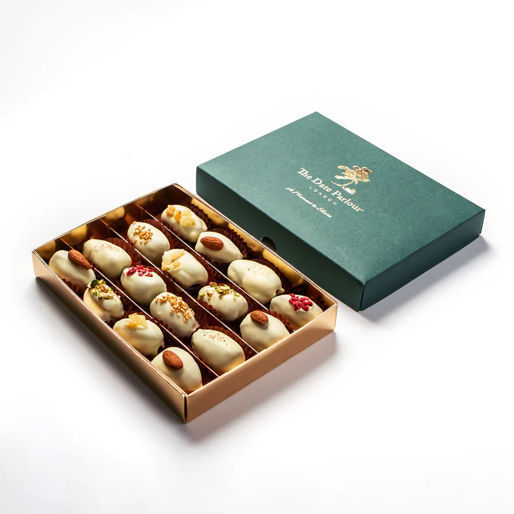 Belgian White Chocolate Dates