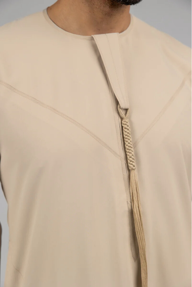 Classic Beige Emirati Thobe