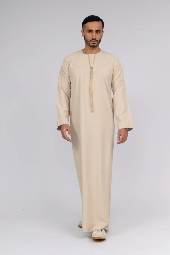 Classic Beige Emirati Thobe
