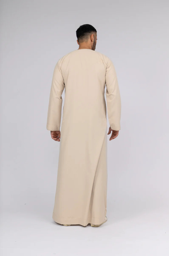 Classic Beige Emirati Thobe
