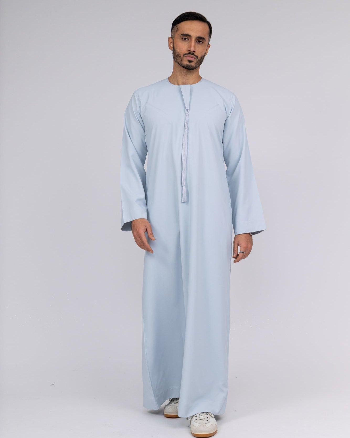 Classic Ice Blue Emirati Thobe