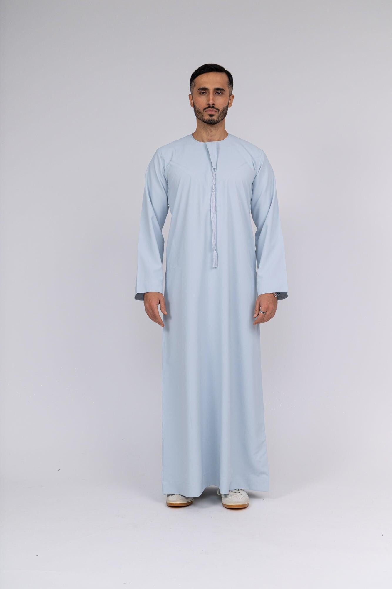 Classic Ice Blue Emirati Thobe