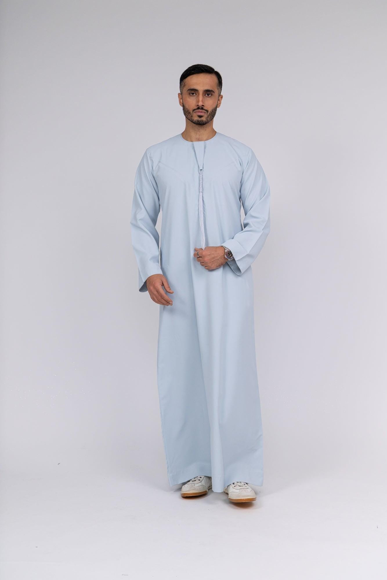 Classic Ice Blue Emirati Thobe