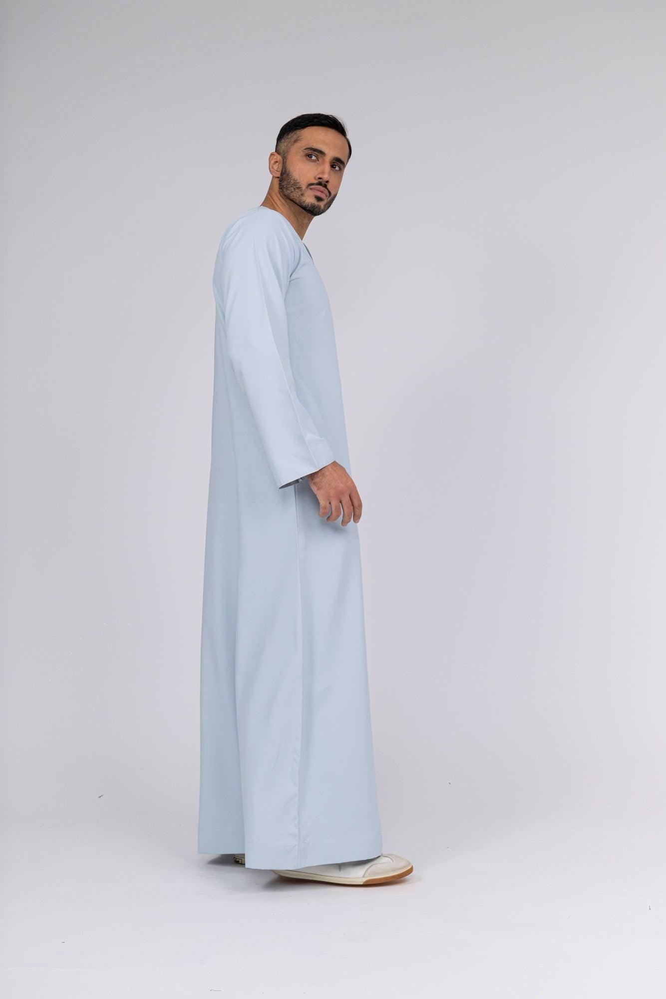 Classic Ice Blue Emirati Thobe