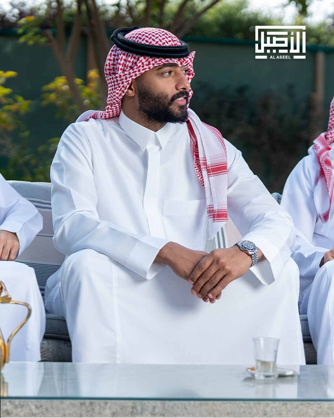 White Al Aseel Qatari Thobe