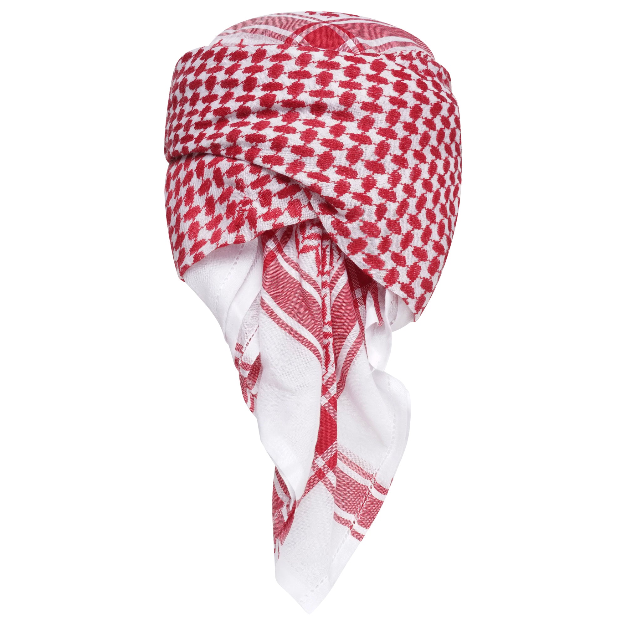 Mens Ready Made Red Arab Hat Shemagh